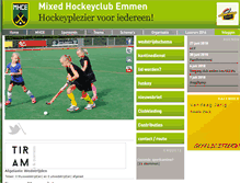 Tablet Screenshot of hockeyclub-emmen.nl